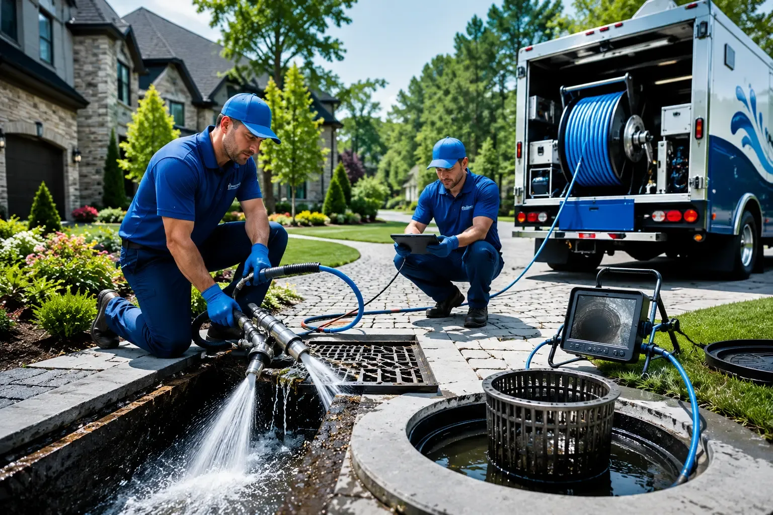 Local outdoor drain cleaning professionals in North Wales, PA